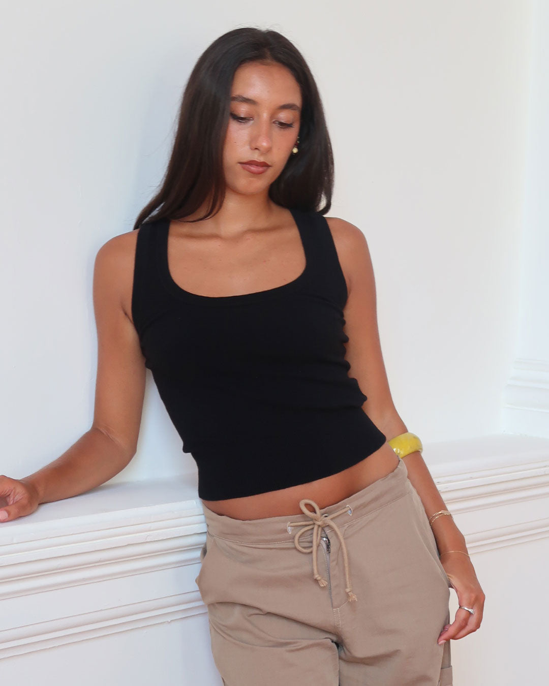 Claudia Knit Top | Nero